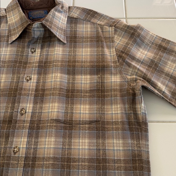 Pendleton short sleeve board shirt wool button down L 🐈‍⬛ - Picture 3 of 7
